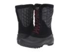 The North Face Thermoball Utility Mid (tnf Black/deep Garnet Red (prior Season)) Women's Pull-on Boots