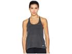 Nike Miler Breathe Tank Top (black/heather) Women's Sleeveless