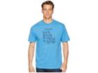 Quiksilver Waterman Looking For Joy T-shirt (deep Water Heather) Men's T Shirt