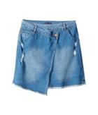 Tommy Hilfiger Kids Asymmetrical Denim Skirt (big Kids) (blue Haze) Girl's Skirt