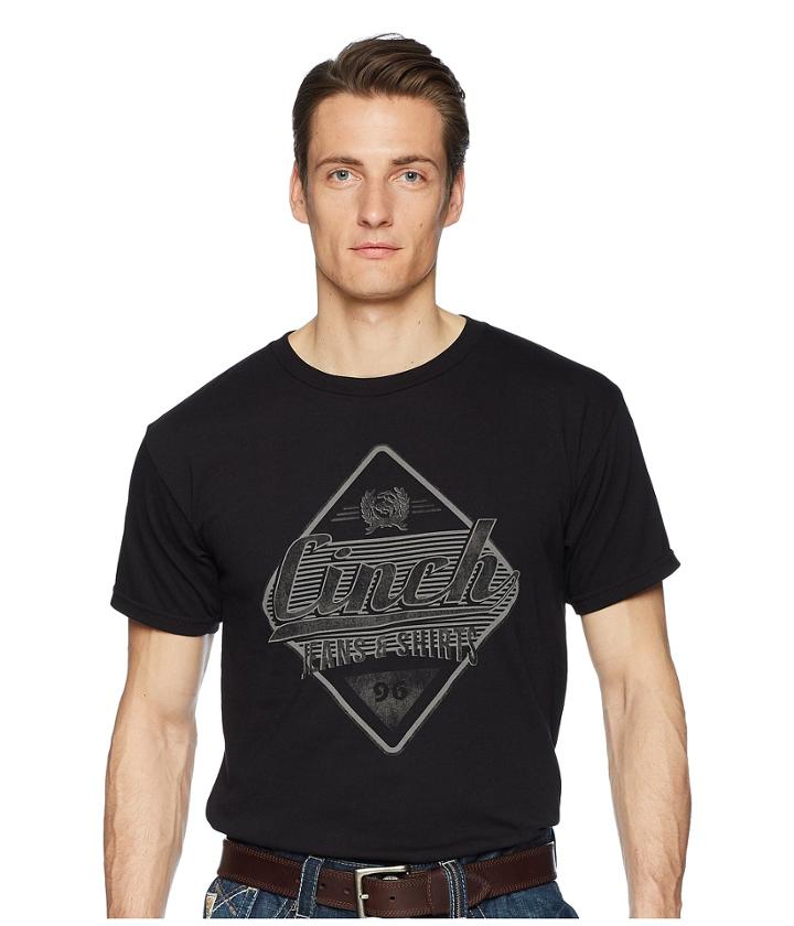 Cinch Short Sleeve Jersey Tee (black 3) Men's T Shirt