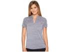 Nike Golf Zonal Cooling Polo Sphere Jacquard (thunder Blue/flat Silver) Women's Clothing