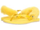 Ugg Laalaa (lemon Yellow) Women's Sandals