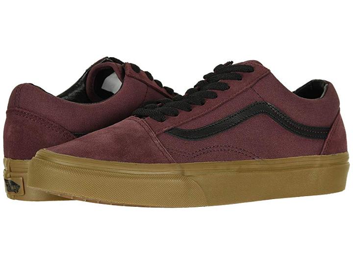 Vans Old Skooltm ((gum Outsole) Catawba Grape/black) Skate Shoes