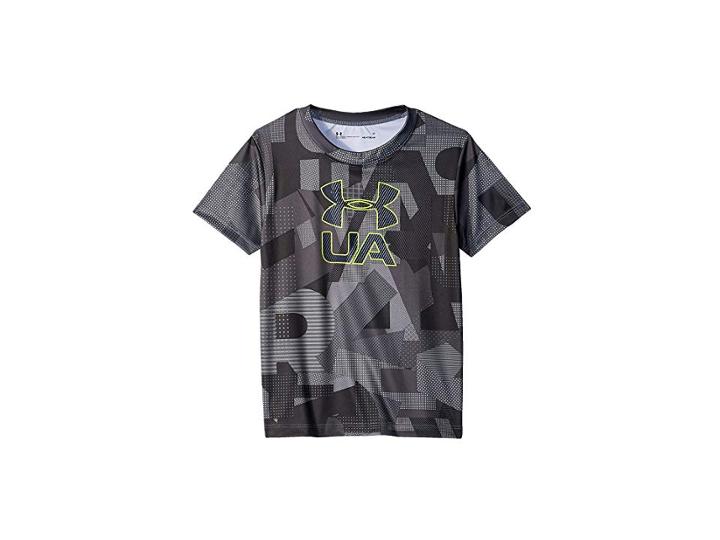 Under Armour Kids Alpha Ua Short Sleeve (little Kids/big Kids) (overcast Gray) Boy's Clothing