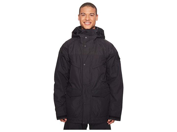 Burton Breach Jacket (true Black/true Black Wax) Men's Coat