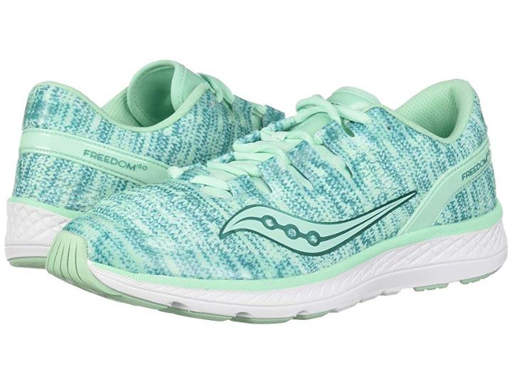 Saucony Kids Freedom Iso (little Kid/big Kid) (aqua) Girls Shoes