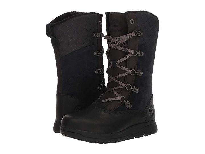 Timberland Haven Point Waterproof (black Full Grain) Women's Lace-up Boots