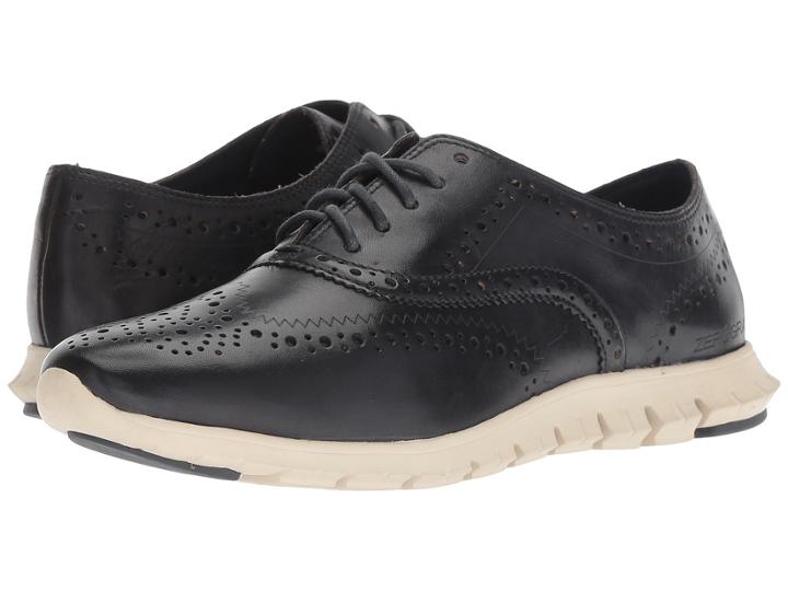 Cole Haan Zerogrand Oxford Wingtip (blazer Blue) Women's Shoes
