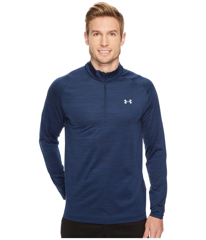 Under Armour Golf Playoff 1/4 Zip (academy/academy/overcast Gray) Men's Long Sleeve Pullover