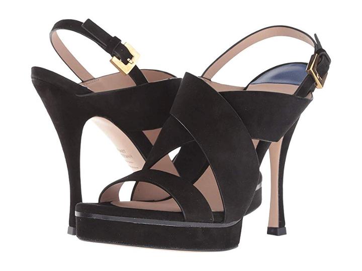 Stuart Weitzman Hester (black Suede) Women's Shoes
