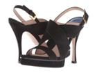 Stuart Weitzman Hester (black Suede) Women's Shoes