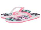 Roxy Kids Tahiti V (little Kid/big Kid) (black/pink) Girls Shoes