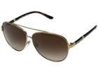Tory Burch 0ty6056 (gold/brown Gradient) Fashion Sunglasses
