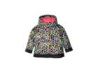 Western Chief Kids Groovy Leopard Rain Coat (toddler/little Kids) (black) Girl's Coat