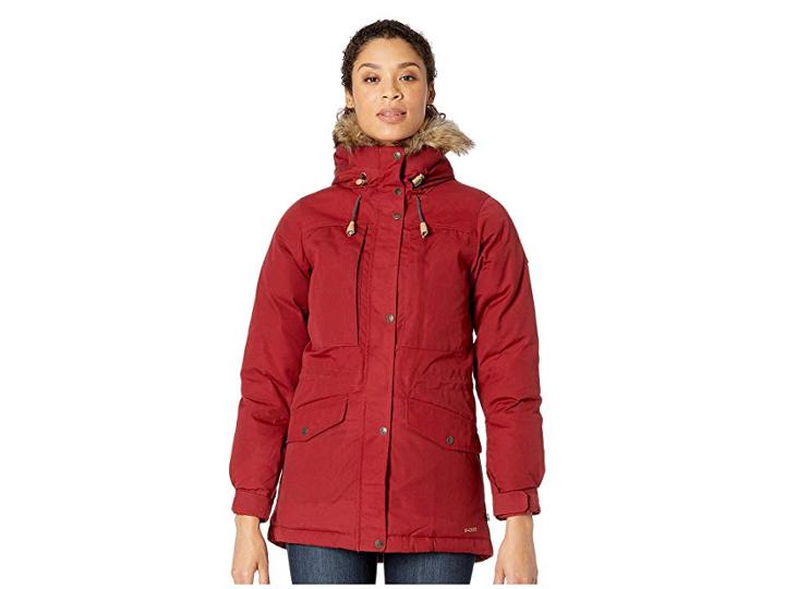 Fjallraven Singi Down Jacket (red Oak) Women's Coat