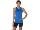 Nike Pro All Over Mesh Tank (indigo Force/black) Women's Sleeveless