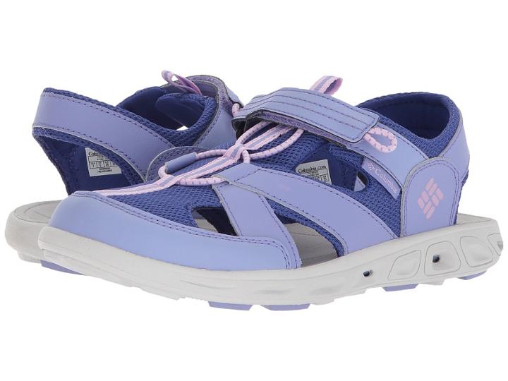 Columbia Kids Techsun Wave (toddler/little Kid/big Kid) (fairytale/phantom Purple) Girls Shoes