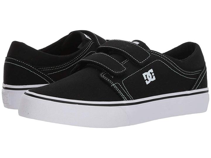 Dc Kids Trase V Tx (little Kid/big Kid) (black/green) Girls Shoes