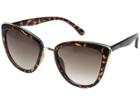 Guess Gf0313 (dark Havana/gradient Brown Lens) Fashion Sunglasses