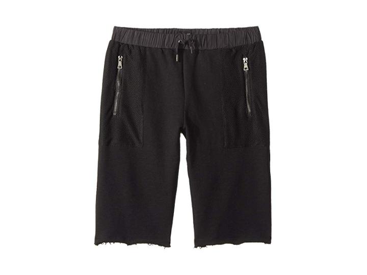 Hudson Kids High Tech Shorts In Black (toddler/little Kids/big Kids) (black) Boy's Shorts