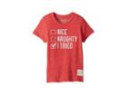 The Original Retro Brand Kids Nice Naughty I Tried Mocktwist Tee (little Kids/big Kids) (mocktwist Red) Boy's T Shirt