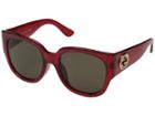 Gucci Gg0142sa (red/red/brown) Fashion Sunglasses