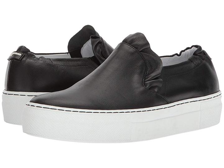 Jil Sander Navy Jn30069 (nappa Normal 999/nero) Women's Lace Up Casual Shoes