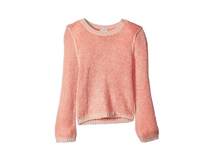 Splendid Littles Sweater (big Kids) (strawberry Ice) Girl's Sweater