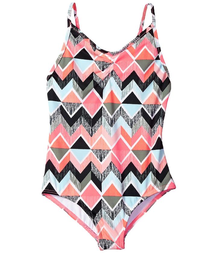 Billabong Kids Zigginz One-piece (little Kids/big Kids) (multi) Girl's Swimsuits One Piece