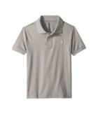 Polo Ralph Lauren Kids Performance Lisle Polo Shirt (little Kids/big Kids) (light Grey Heather) Boy's Clothing