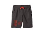 Under Armour Kids Rival Graphic Fleece Shorts (big Kids) (charcoal/radio Red) Boy's Shorts
