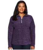 Columbia Plus Size Glacialtm Iv Print 1/2 Zip (dark Plum Tweed) Women's Clothing