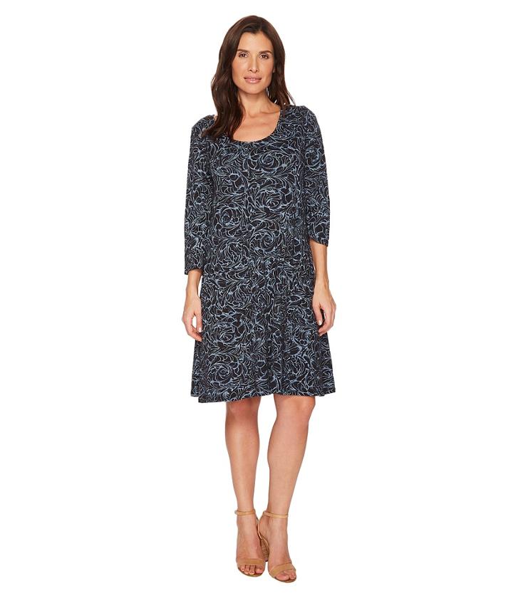 Fresh Produce Waves Dalia Dress (black) Women's Dress