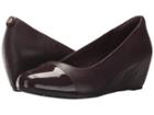 Clarks Vendra Dune (aubergine Combo) Women's Wedge Shoes