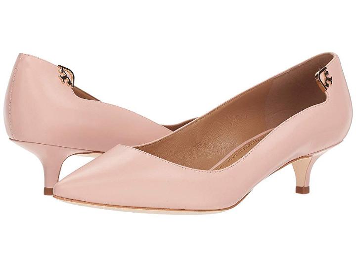 Tory Burch Elizabeth 40mm Pump (sea Shell Pink) Women's Shoes