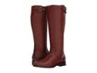 Frye Jayden Buckle Back Zip Wide Calf (redwood Tumbled Soft Full Grain) Women's Zip Boots