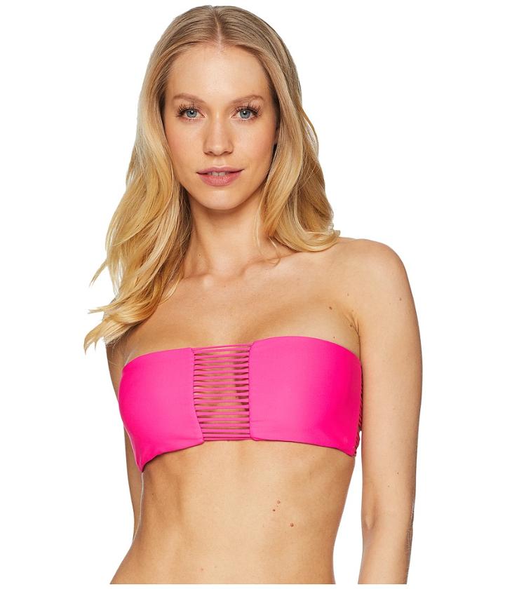 Mikoh Swimwear Sunset Top (pop Pink) Women's Swimwear