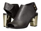 Steve Madden Nonstp-g (black Leather) High Heels