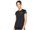 New Balance Nb Ice 2.0 Short Sleeve Top (black) Women's Short Sleeve Pullover