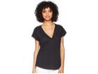 Free People Clementine Tee (black) Women's T Shirt