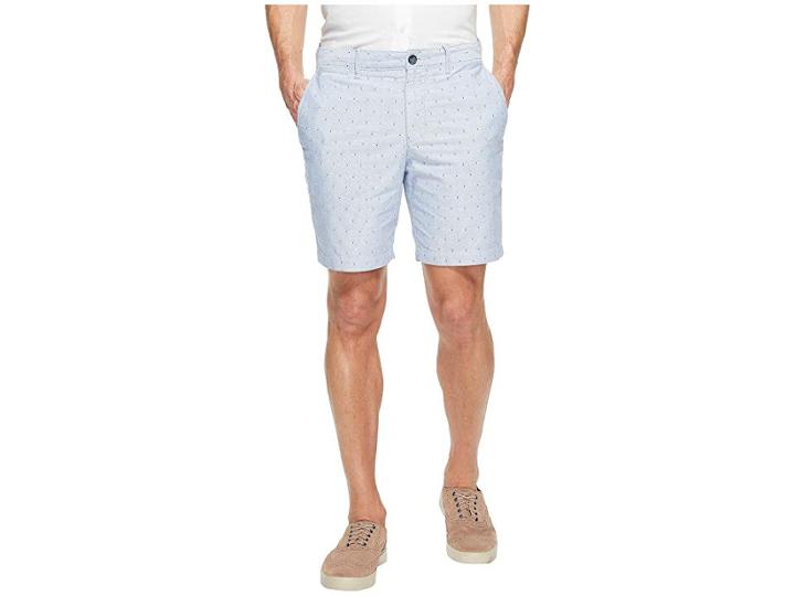 Original Penguin Dobby Dot Oxford Shorts (dark Sapphire) Men's Shorts