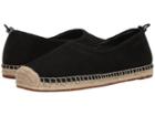 Eileen Fisher Bali Espadrille (black Tumbled Nubuck) Women's Shoes