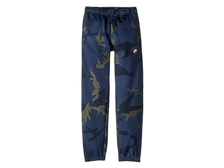Nike Kids Sportswear Print Pant (little Kids/big Kids) (obsidian) Boy's Casual Pants