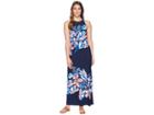 Tommy Bahama Le Tigre Floral Maxi Dress (ocean Deep) Women's Dress