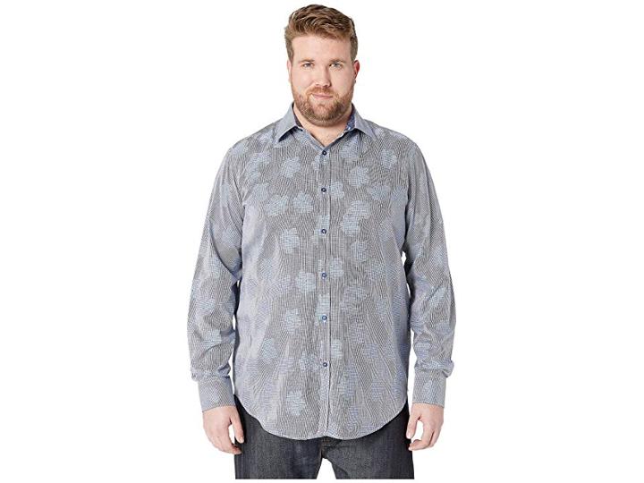 Robert Graham Big Tall Tomlinson Shirt (blue (tall)) Men's Clothing