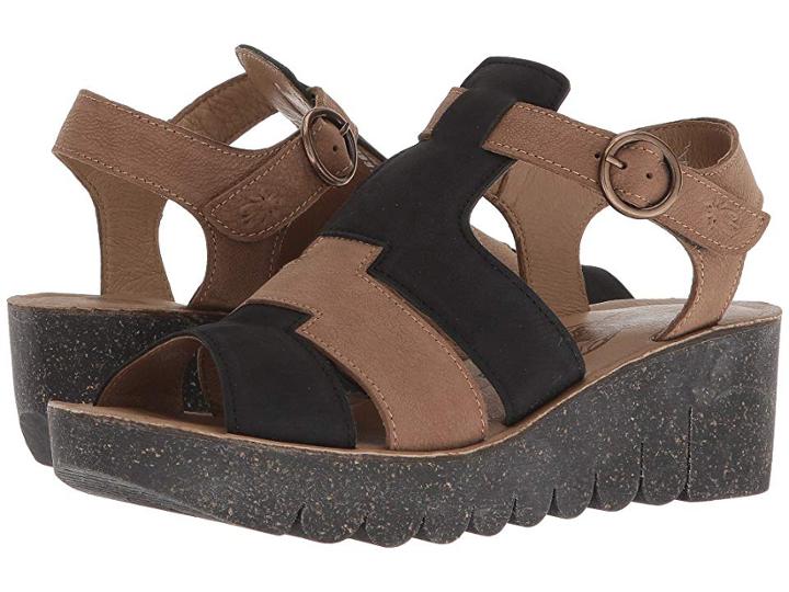 Fly London Yuni188fly (black/sand Cupido) Women's Shoes