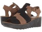 Fly London Yuni188fly (black/sand Cupido) Women's Shoes