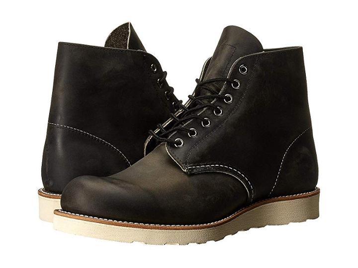 Red Wing Heritage 6 Round Toe (charcoal Rough & Tough) Men's Lace-up Boots