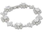 Marchesa Rise And Shine 7.25 Cluster Flex Bracelet (rhodium/cryanium) Bracelet